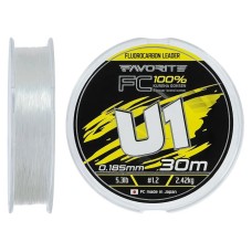 Флюорокарбон Favorite U1 FC 30m #1.2/0.185mm 5.3lb/2.42kg