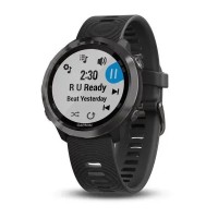 Смарт-годинник Garmin Forerunner 645 Music сірий з чорним ремінцем