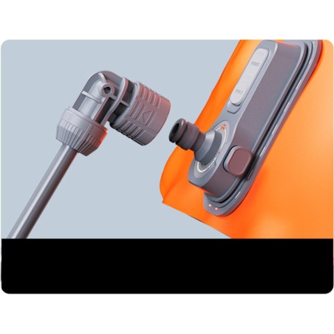 Душ портативний із ємністю та насосом Flextail Tiny Shower Bag, 20л, помаранчевий