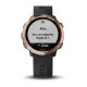 Смарт-часы Garmin Forerunner 645 Music розово-золотистые с черным ремешком