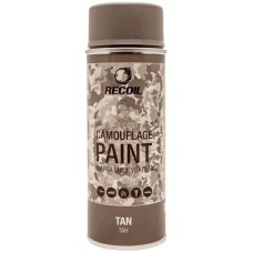 Фарба маскувальна аерозольна RecOil. Колір - тан (світло-кричнева). Об’єм - 400 мл