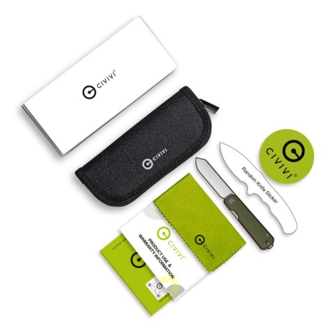 Ніж складаний кишеньковий Civivi Sendy, (7.2 см) Nitro-V / Guibourtia Wood