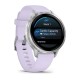 Смарт-часы Garmin Venu 4 (41 мм) серебристый с силиконовым ремешком барвинкового цвета