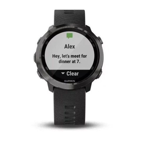 Смарт-годинник Garmin Forerunner 645 Music сірий з чорним ремінцем