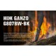 Ніж фіксований туристичний Ganzo G807BW (8.8 см) 9Cr14MoV / PP+TPR чорний з чохлом