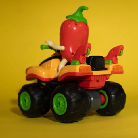 Машинка OTAMANKO Пекельний Перчик Червоний/помаранчевий