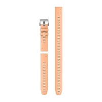 Ремешки для смарт-часов Garmin QuickFit 22 силиконовые, цвета розовая ракушка (из 3 частей, для дайвинга)