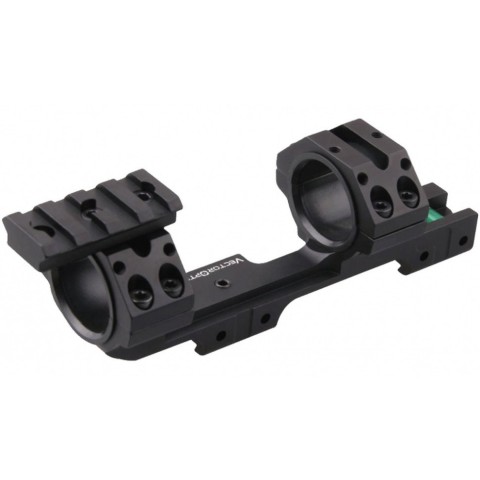 Моноблок Vector Optics 30 мм з бульбашковим рівнем на ластівчин хвіст і планкою Пікатіні зверху