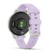 Смарт-часы Garmin Lily 2 Active серебристые с силиконовым ремешком цвета фиолетовый жасмин