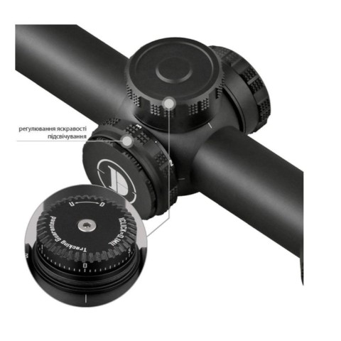 Оптичний приціл Discovery Optics ED-AR 1-6x24IR FFP (30 мм, підсвічування)