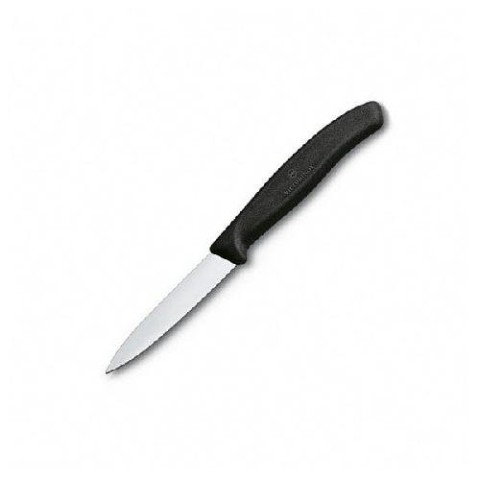 Кухонний ніж Victorinox SwissClassic Paring лезо 8см хвил. з чорн. ручкою