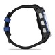 Смарт-часы Garmin Instinct 3 (50 мм) Solar белый камень/черный/синяя молния