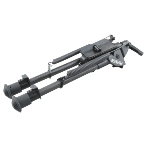 Сошки Vector Optics 230-345 мм Карбонове волокно, підпружинені з ричагом