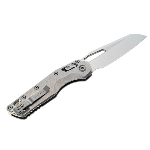 Ніж Microtech MSI Ram-Lok Marfione Select Stonewash Slab side Titanium w/bronze