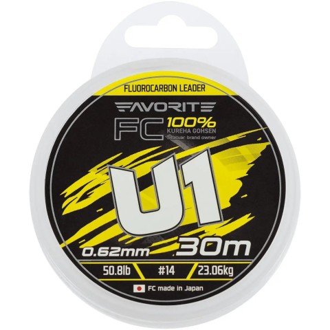 Флюорокарбон Favorite U1 FC 30m #14/0.62mm 50.8lb/23.06kg