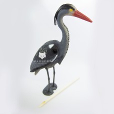 Опудало чаплі, бушля