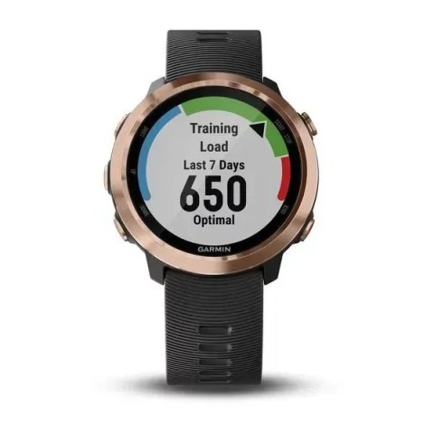 Смарт-годинник Garmin Forerunner 645 Music рожево-золотистий з чорним ремінцем