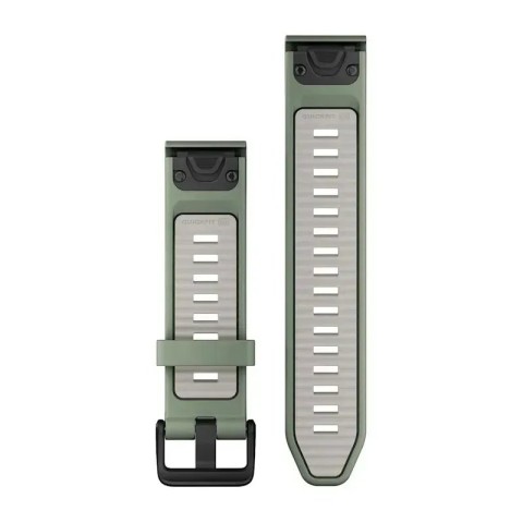 Ремешки для часов Garmin QuickFit 20 силиконовые ива/туманно-серые