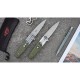 Ніж складаний туристичний Ganzo G743-2 (8.7 см) 440C шорсткий / G10 зелений