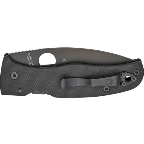 Ніж Spyderco Bodacious Black Blade, CPM S30V, G-10 black