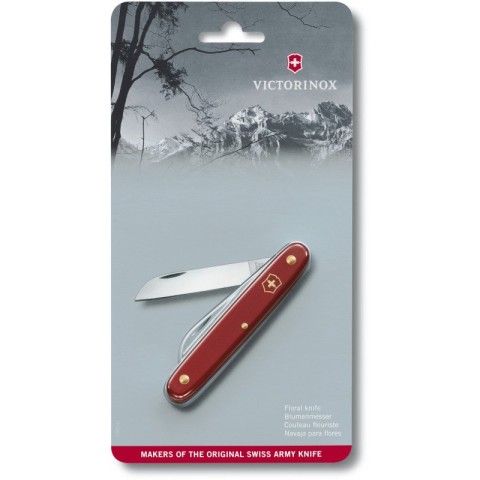 Ніж Victorinox садовий Floral 100мм,1функ,черв.мат (блістер)