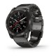 Смарт-годинник Garmin fenix 7X Pro Sapphire Solar Edition карбоново-сірий титановий DLC з титановим вентильованим браслетом