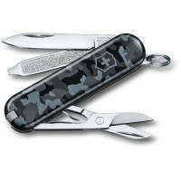 Ніж Victorinox Classic SD 58мм,7функ,син.камуфляж