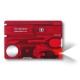 Ніж Victorinox Swisscard Lite 82х54х4мм,12функ,черв.прозор (блістер)