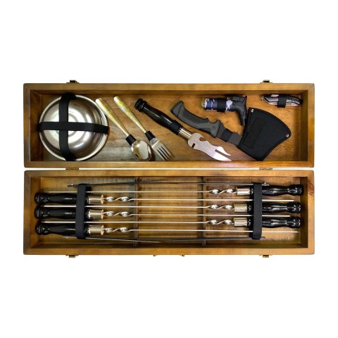 Подарунковий Набір шампурів Гетьман ручної роботи