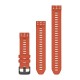 Змінні ремінці для смарт-годинника Garmin Instinct 2S Collection (20 мм) силіконові, червоні
