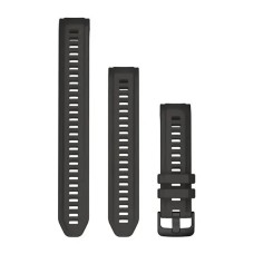 Сменные ремешки для смарт-часов Garmin Instinct 2S Collection (20 мм) силиконовые, графитовые