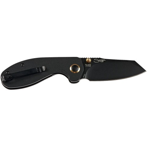 Нож CJRB Maileah L Black Blade, AR-RPM9 Steel, G10 ц:black
