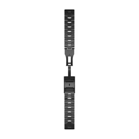 Ремешок для часов Garmin QuickFit 22 титановый с вентиляцией, с карбоново-серым DLC-покрытием