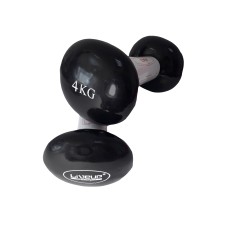 Гантели виниловые пара LiveUp VINYL  DUMBBELL EGG HEAD