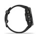 Смарт-годинник Garmin fenix 7S Sapphire Solar карбоново-сірий титановий DLC з чорним ремінцем