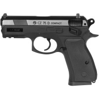 Пистолет пневматический ASG CZ 75D Compact Nickel. CO2. BB кал. 4.5 мм