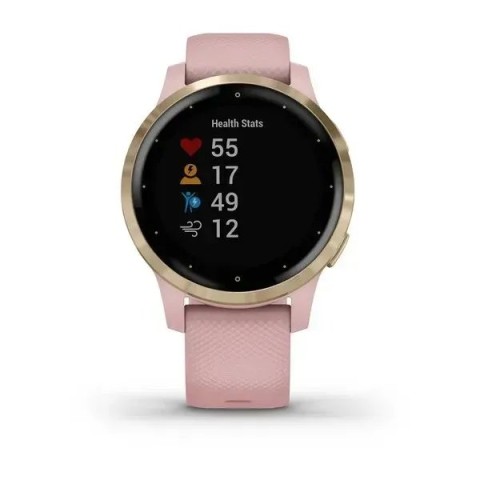 Смарт-годинник Garmin vivoactive 4S припилено-рожевий зі світло-золотистим безелем