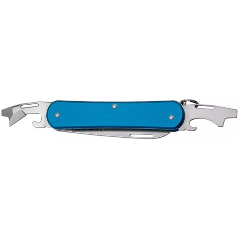 Нож многофункционал. Fox Vulpis Aluminium, 3 инструмента ц:blue