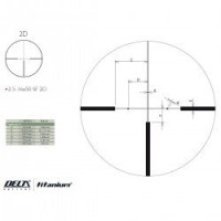 Прицел оптический Delta DO Titanium 1.5-9x45 2D #