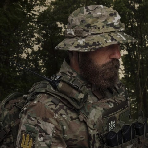 Підсумок Ukrarmor для рації. Кріплення Molle. Cordura 500D Мультикам