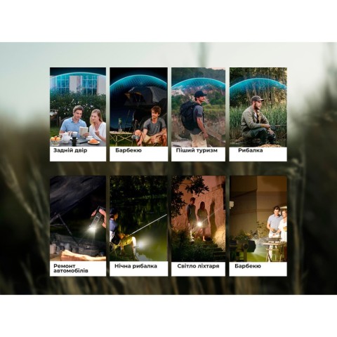 Фумігатор-ліхтар-powerbank кемпінговий Flextail Evo Repel, чорний