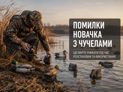 10 помилок початківця під час полювання з опудалами — і як їх виправити