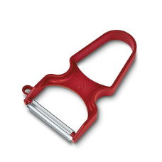 Овочечистка Victorinox RAPID, червона, одностороння гладка РК