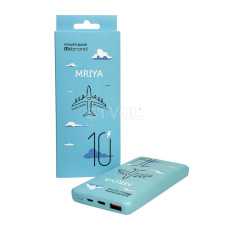 Зовнішній акумулятор Mibrand "Мрія" 10000mAh 20W Blue