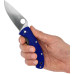 Ніж складаний Spyderco Tenacious S35VN blue