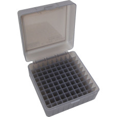 Коробка для патронів MTM калібр. 308 Win. Кількість - 100шт. Колір - димчастий