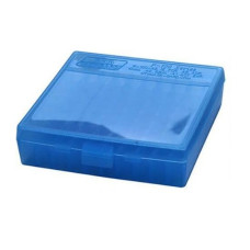 Коробка для патронів MTM калібр. 45 ACP; 10мм Auto; 40 S&W. Кількість - 100 шт. Колір - блакитний