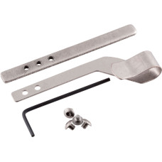 Універсальна кліпса ClipDraw для прихованого носіння револьвера. Колір - метал