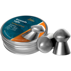 Кулі пневматичні H&N Baracuda Light. Калібр 4.51 мм. Вага - 0.62 р. 400 шт/уп