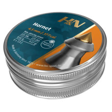 Кулі пневматичні H&N Hornet. Калібр 4.5 мм. Вага - 0.62 г. 225 шт/уп